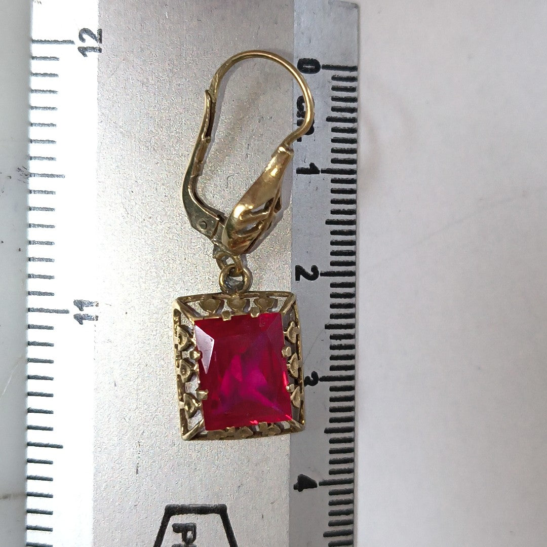 ARETES PAR ORO 10 K 4.7 GRMS (SEMINUEVO)