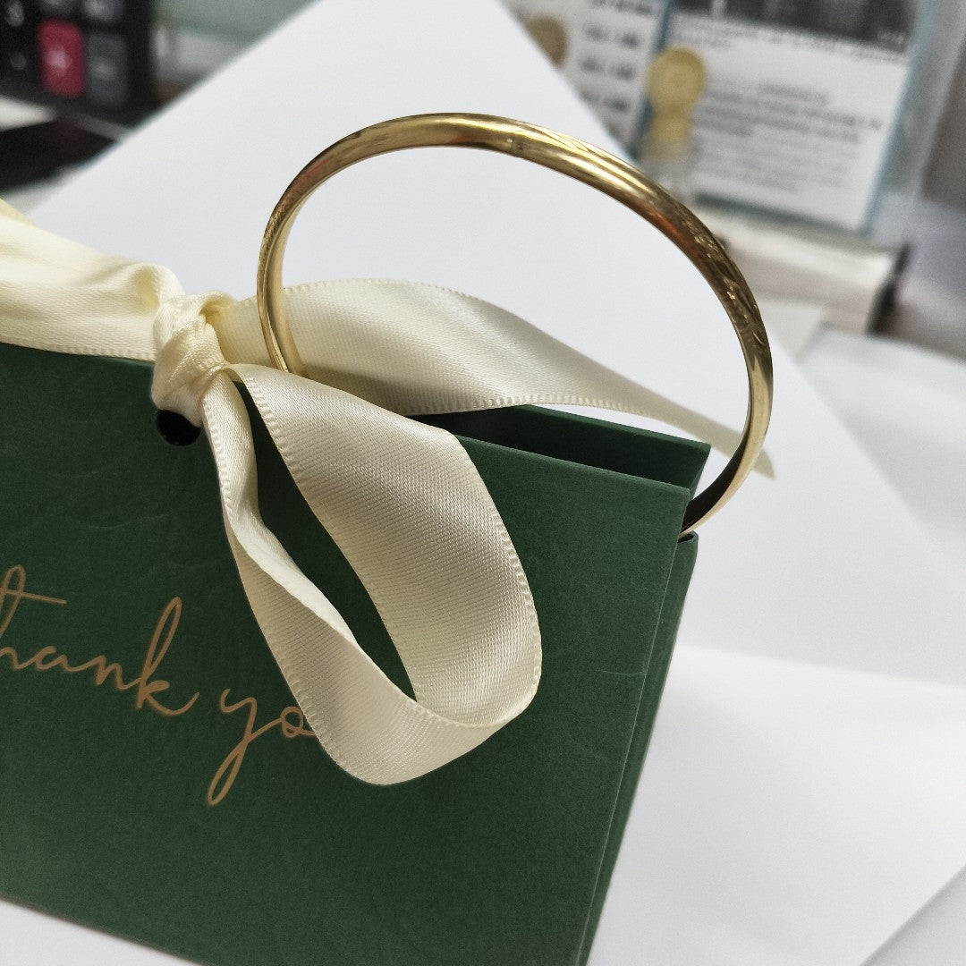 PULSERA RIGIDA ORO 14 K 5,00 GRMS (SEMINUEVO)