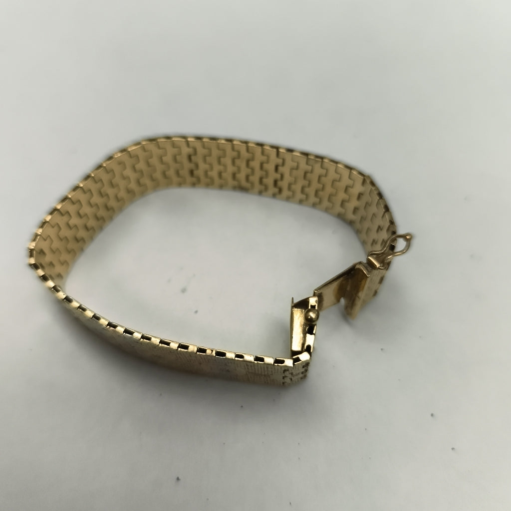 PULSERA RIGIDA ORO COMBINADO 16K 43.6 GRMS (SEMINUEVO)