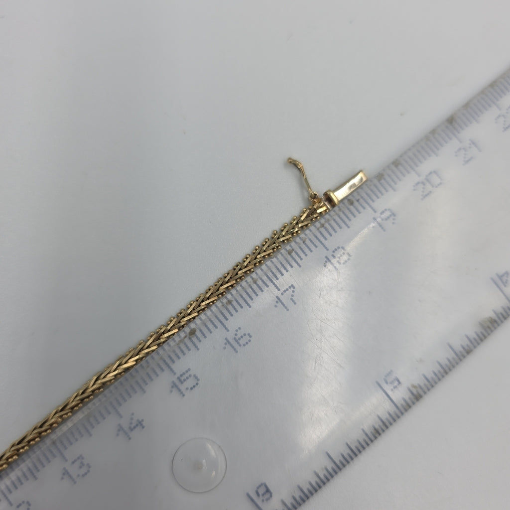 PULSERA ORO, ORO COMBINADO 14 K 6.5 GRMS (SEMINUEVO)