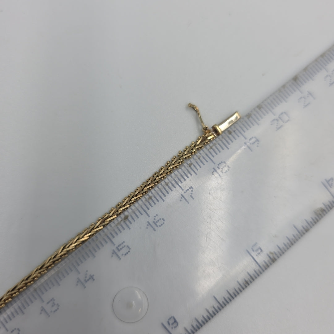 PULSERA ORO, ORO COMBINADO 14 K 6.5 GRMS (SEMINUEVO)