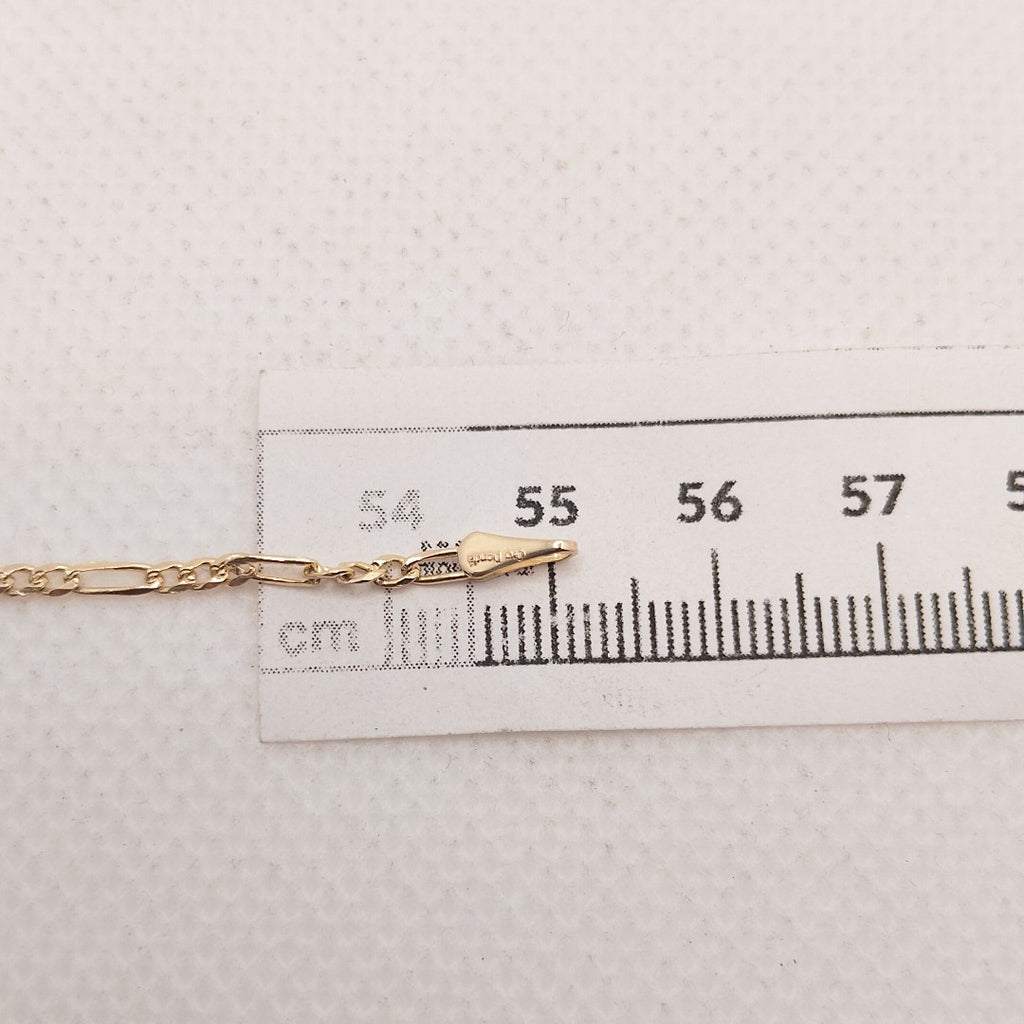 CADENAS 3X1 ORO 14K 55 CM 4 GR (NUEVO)