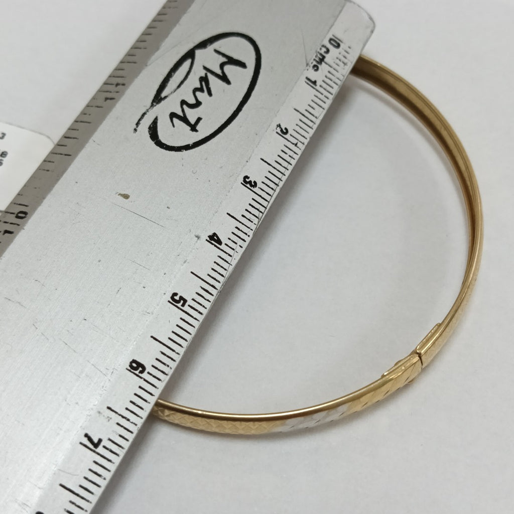 PULSERA RIGIDA ORO 14 K 4.1 GRMS (SEMINUEVO)
