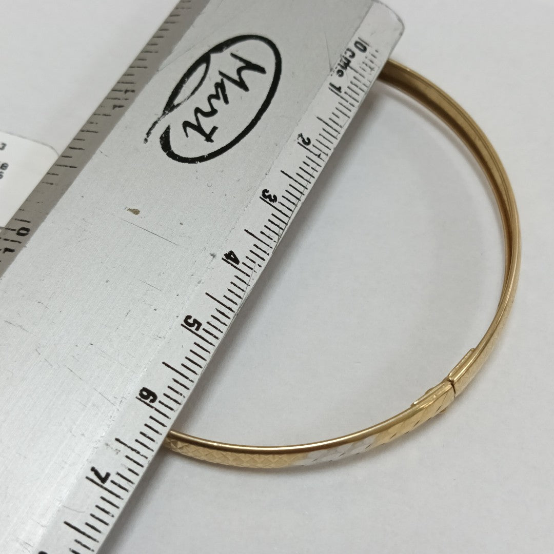PULSERA RIGIDA ORO 14 K 4.1 GRMS (SEMINUEVO)