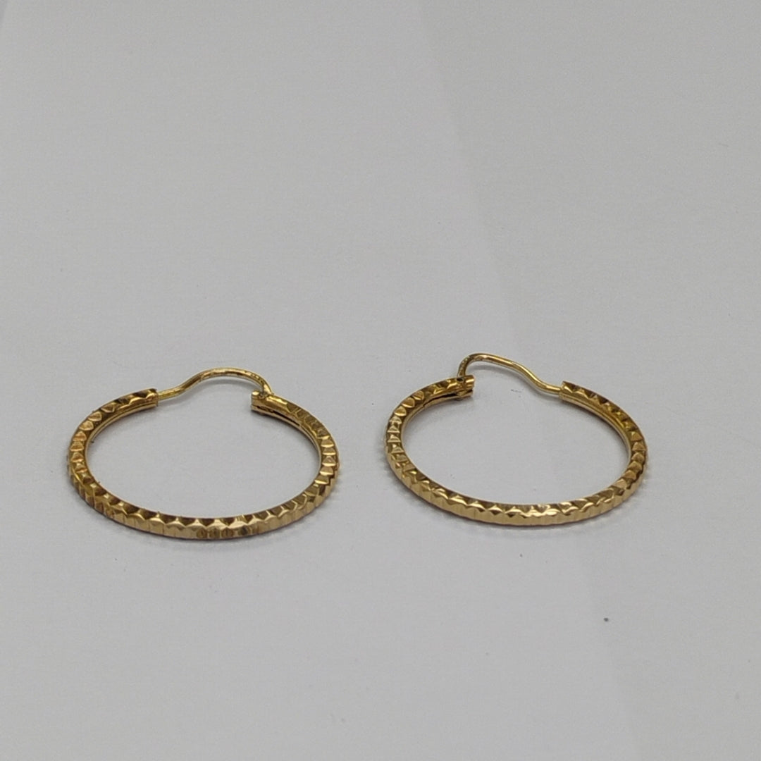 ARRACADAS PAR ORO 10 K 2 GRMS (SEMINUEVO)