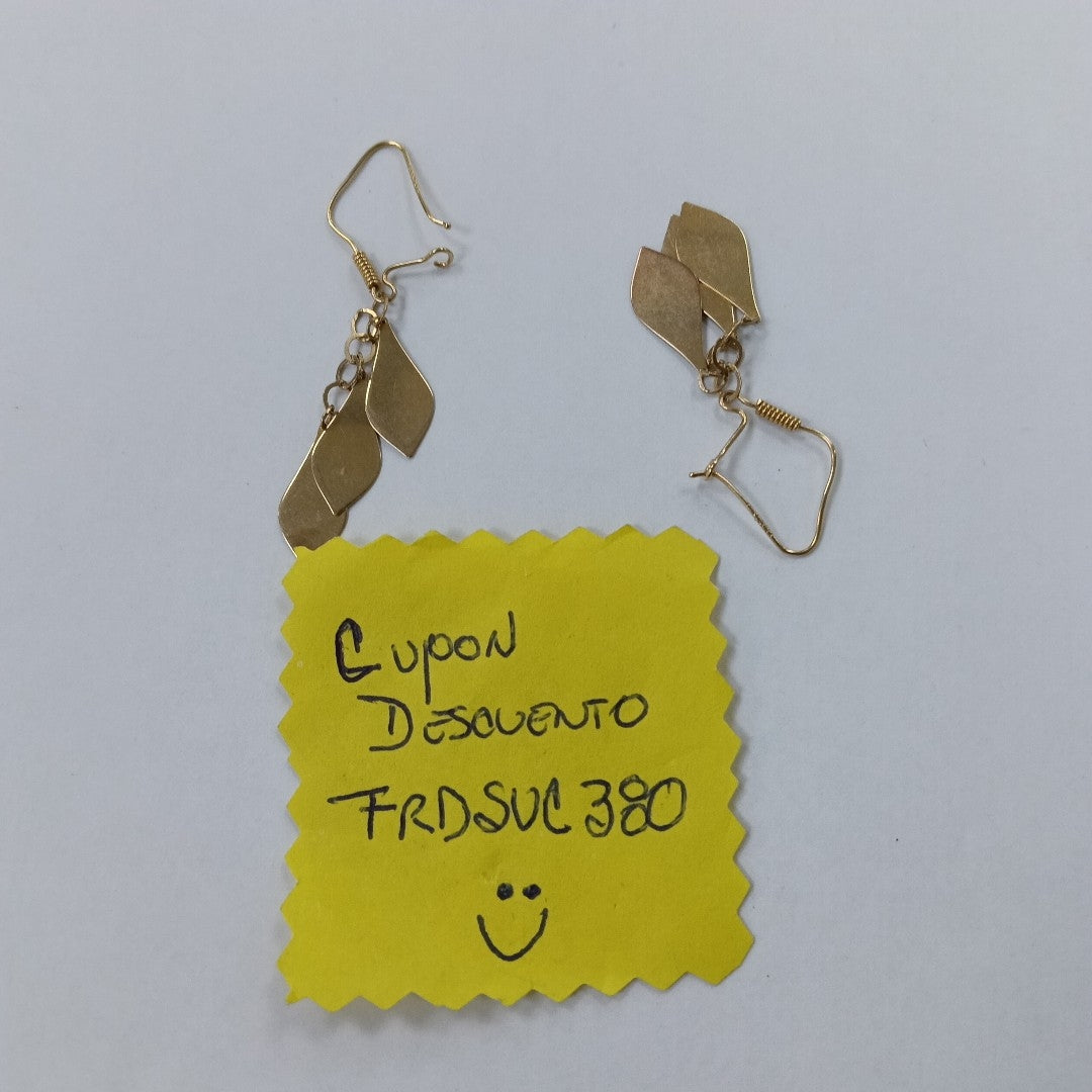 ARETES PAR ORO 10 K 2,00 GRMS (SEMINUEVO)