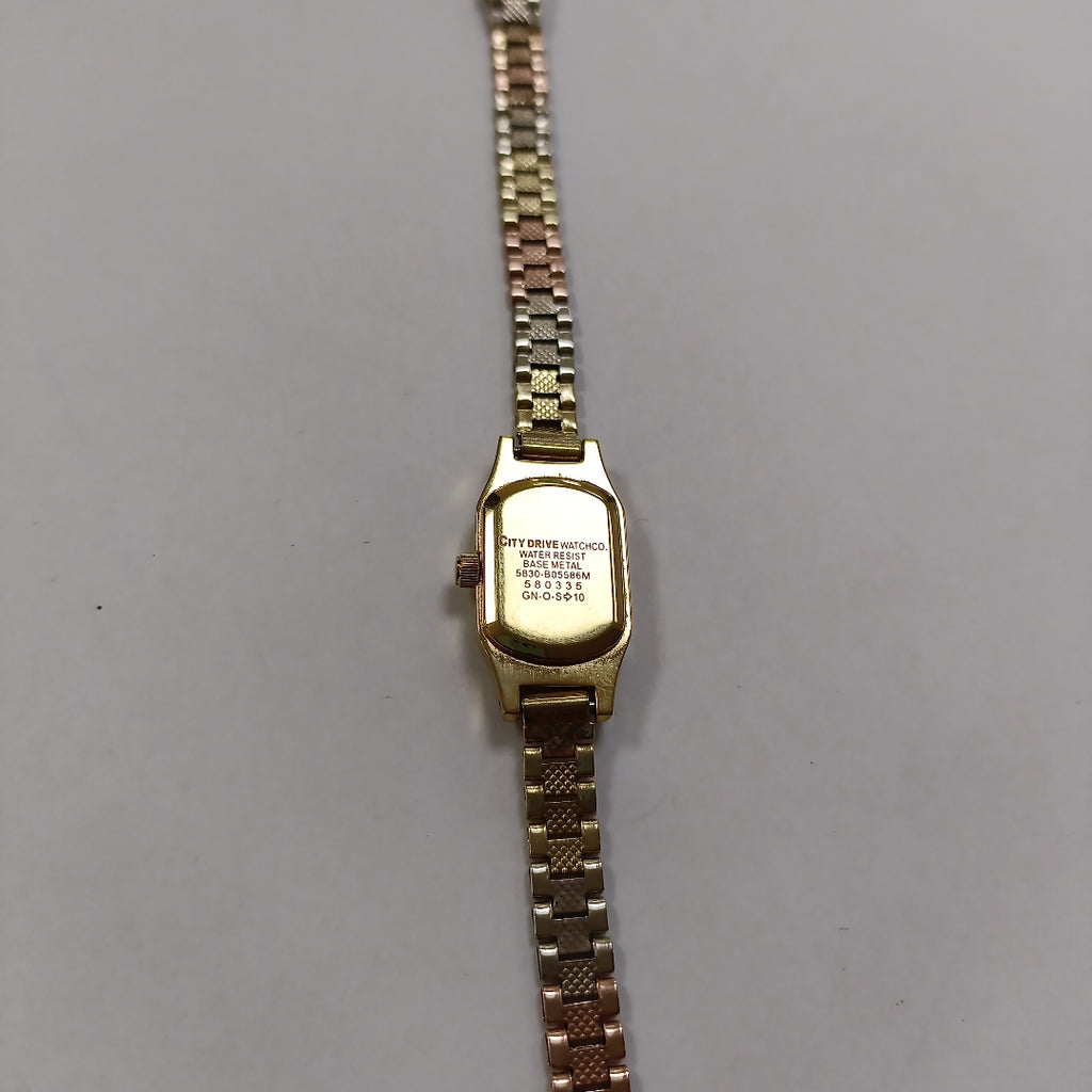 RELOJ CAJA ACERO PULSO ORO ORO COMBINADO 10 K 13.1 GRMS (SEMINUEVO)