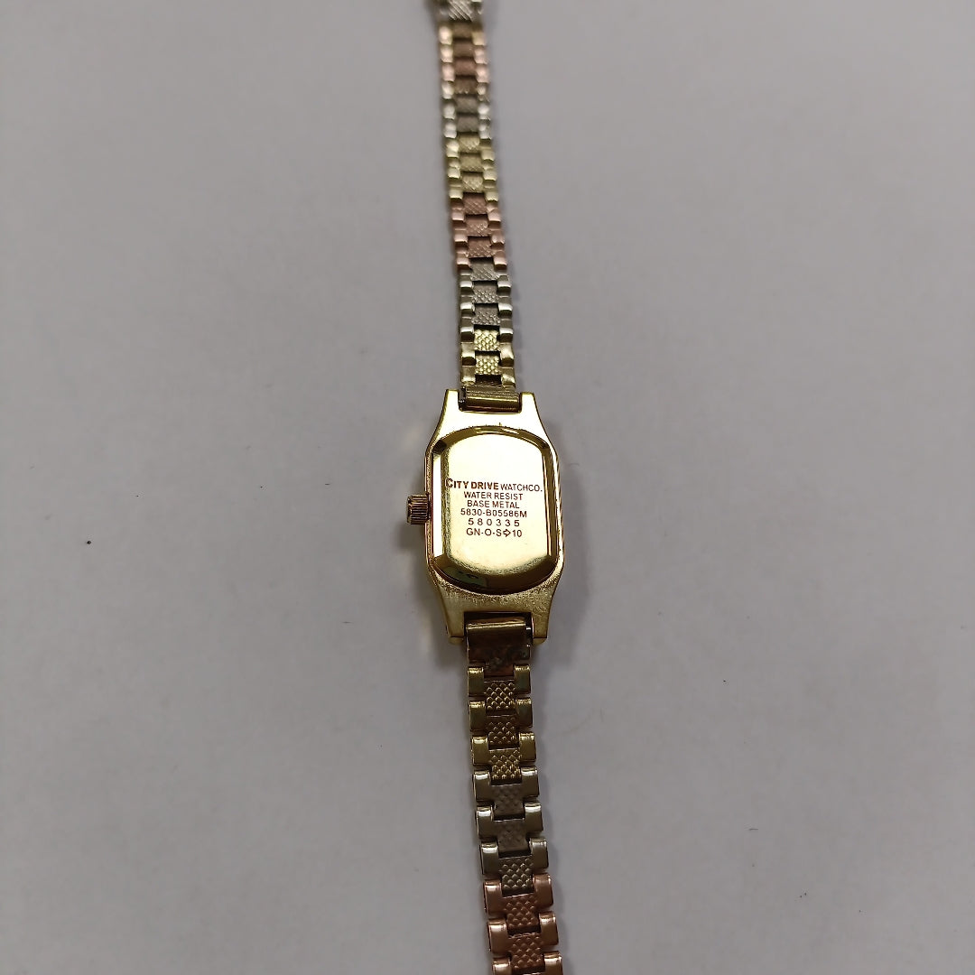 RELOJ CAJA ACERO PULSO ORO ORO COMBINADO 10 K 13.1 GRMS (SEMINUEVO)