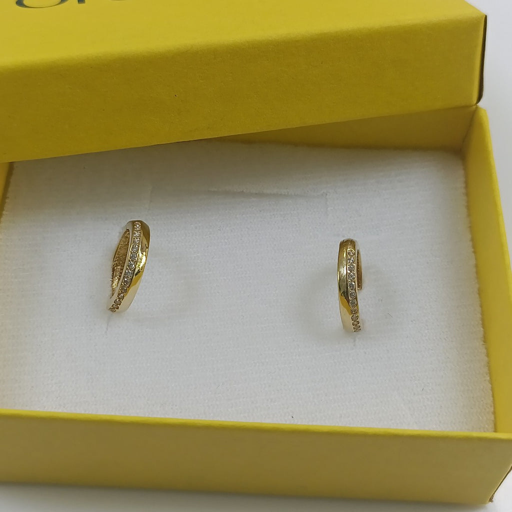 ARETES PAR ORO 14 K 2.3 GRMS (SEMINUEVO)