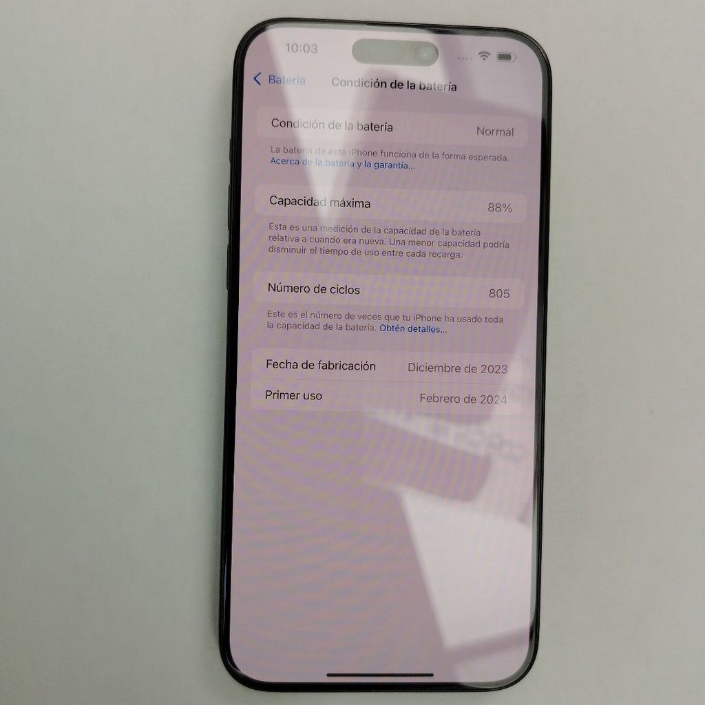 CELULAR APPLE IPHONE 15 PRO MAX A3105 (2023) 256 GB 8 GB RAM (SEMINUEVO)