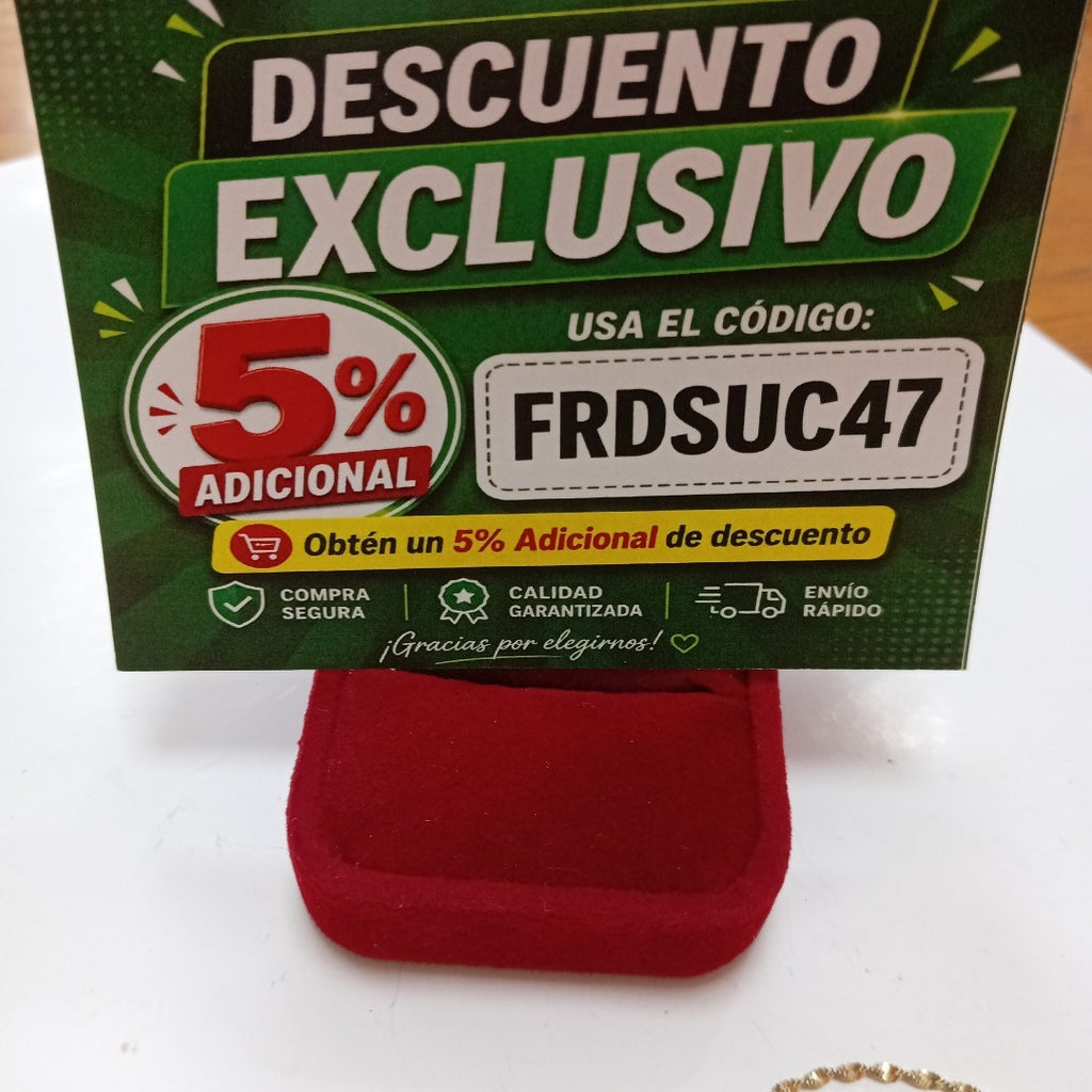 PULSERA ORO 14 K 1.5 GRMS (SEMINUEVO)