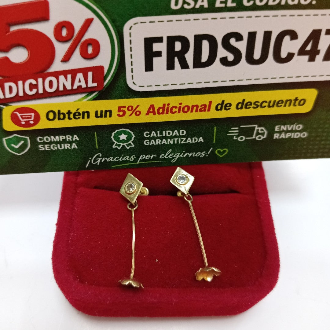 BROQUELES PAR ORO 10 K 0.6 GRMS (SEMINUEVO)