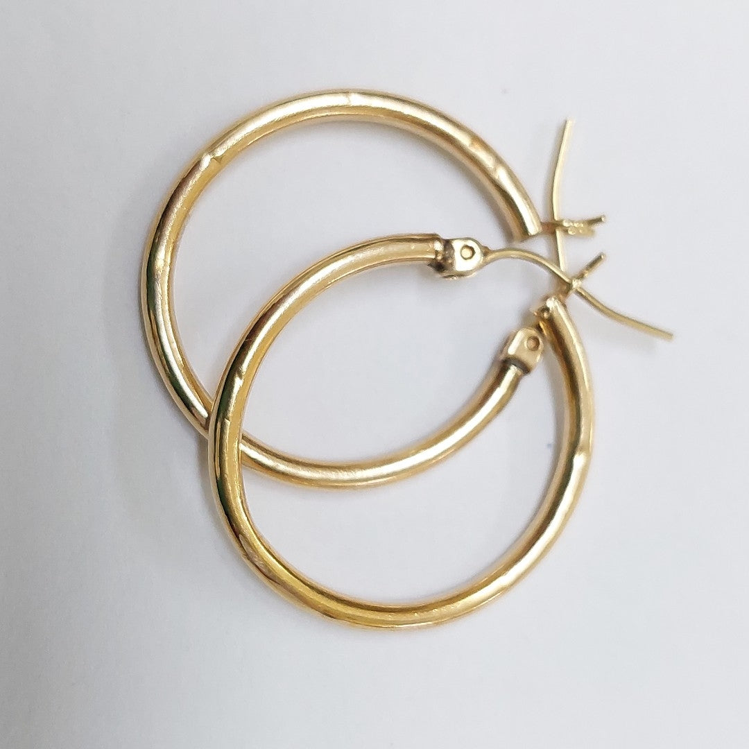 ARRACADAS PAR ORO 14 K 2 GRMS (SEMINUEVO)
