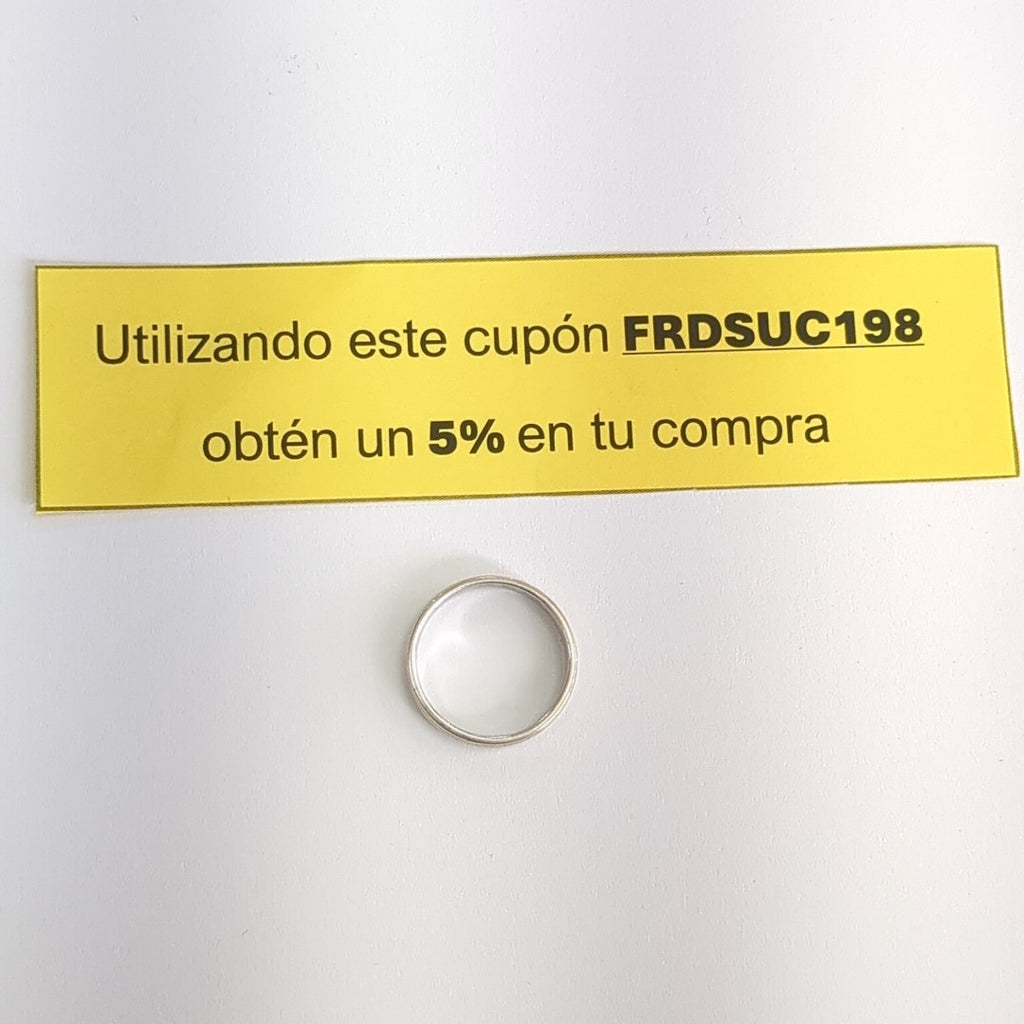 ARGOLLA ORO BLANCO 14 K 4,10 GRMS (SEMINUEVO)