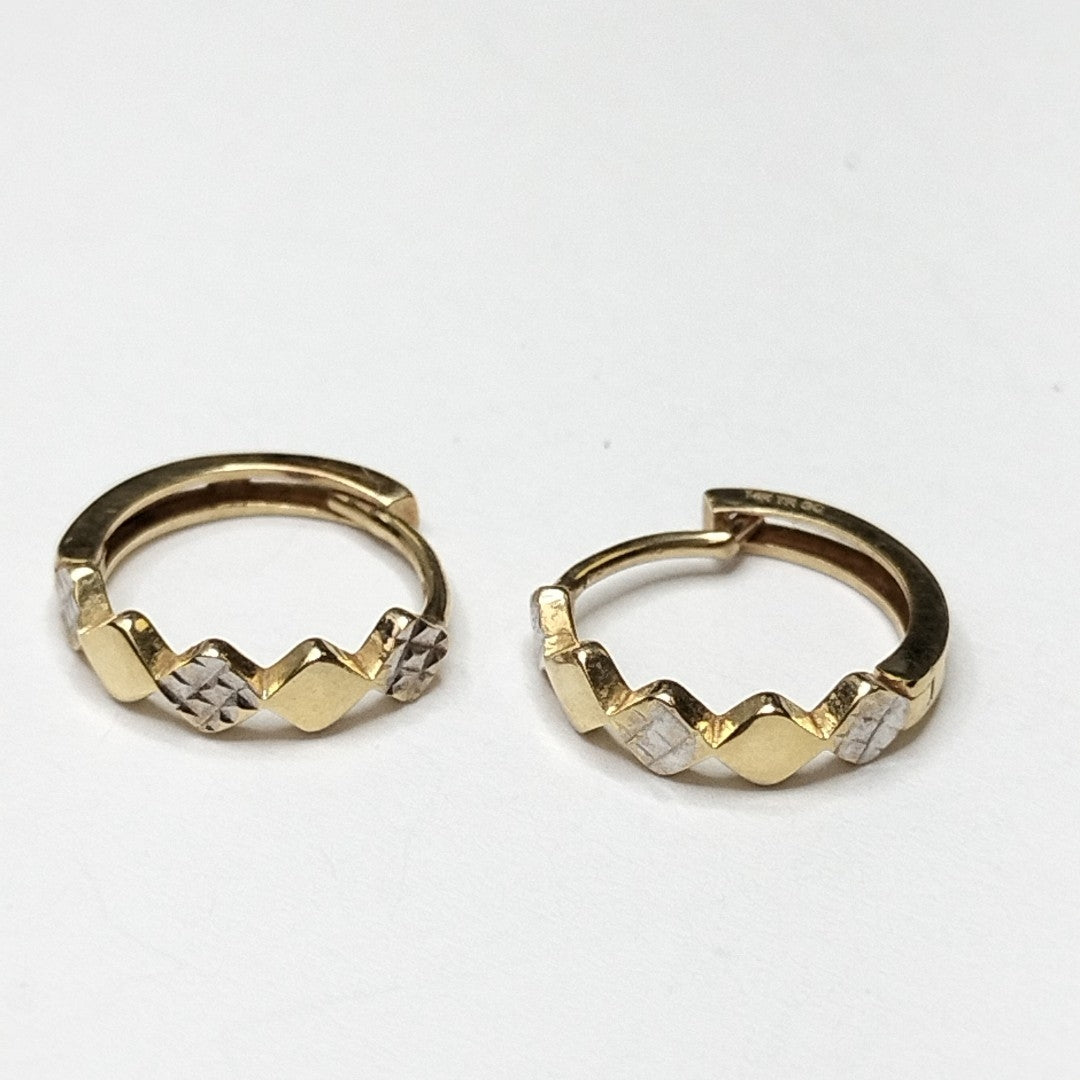 ARRACADAS PAR ORO 14 K 1.3 GRMS (SEMINUEVO)