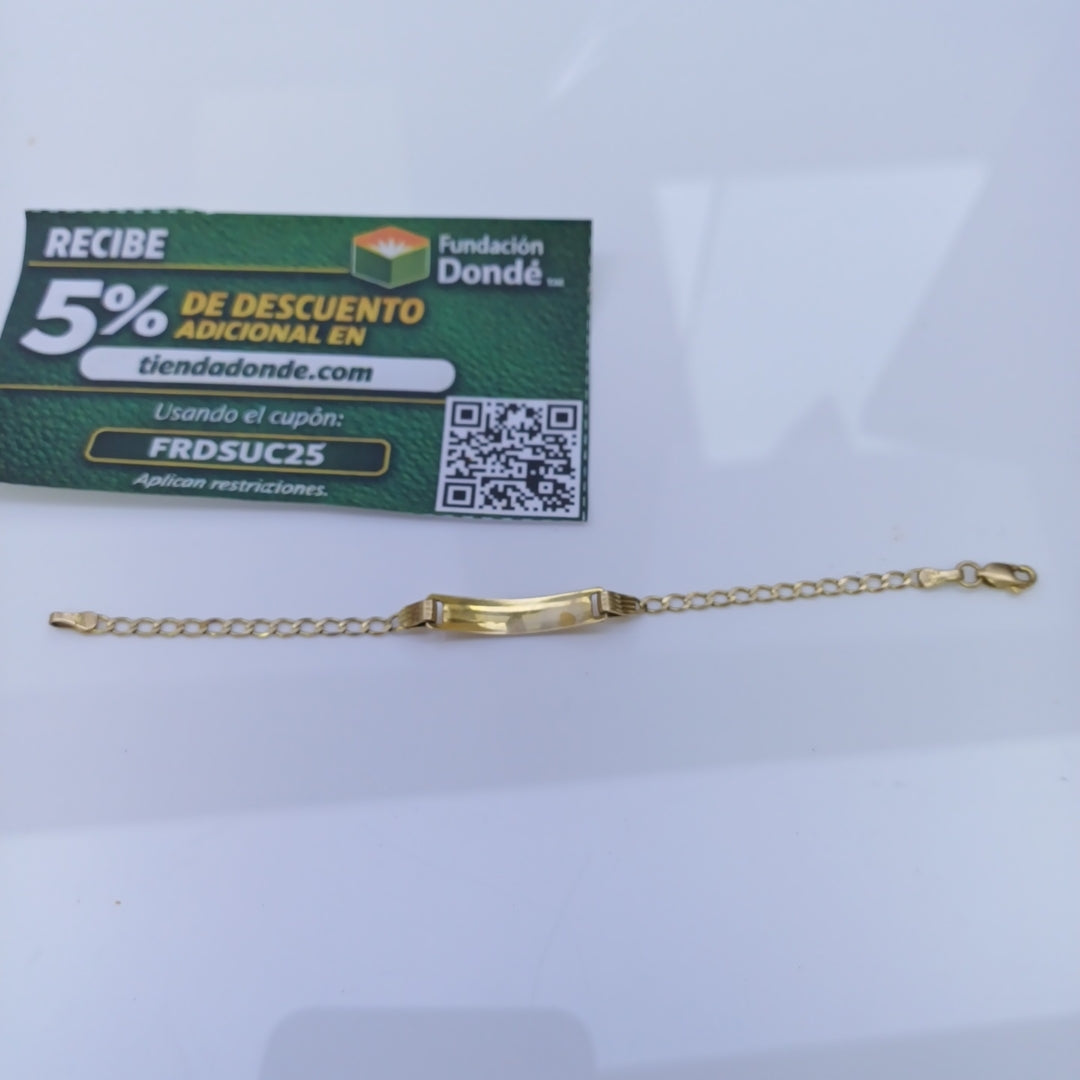 ESCLAVA ORO 14 K 2.5 GRMS (SEMINUEVO)
