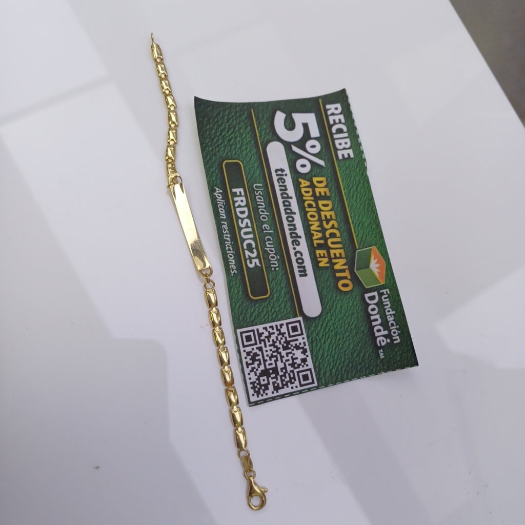 ESCLAVA ORO 14 K 3.8 GRMS (SEMINUEVO)