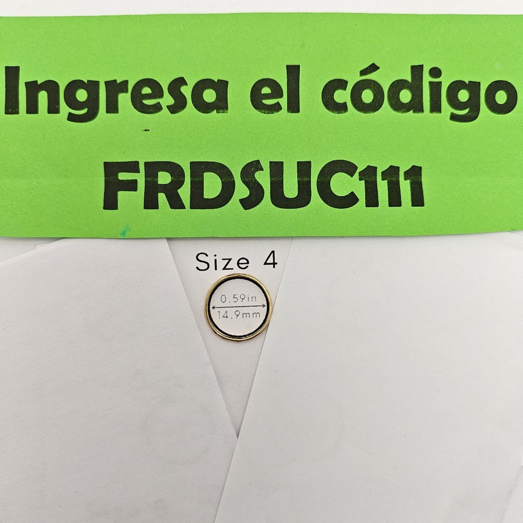 ARGOLLA ORO 14 K 0.7 GRMS (SEMINUEVO)