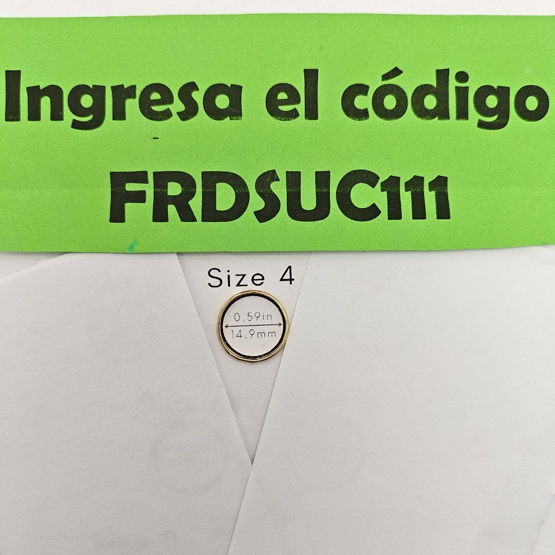 ARGOLLA ORO 14 K 0.7 GRMS (SEMINUEVO)