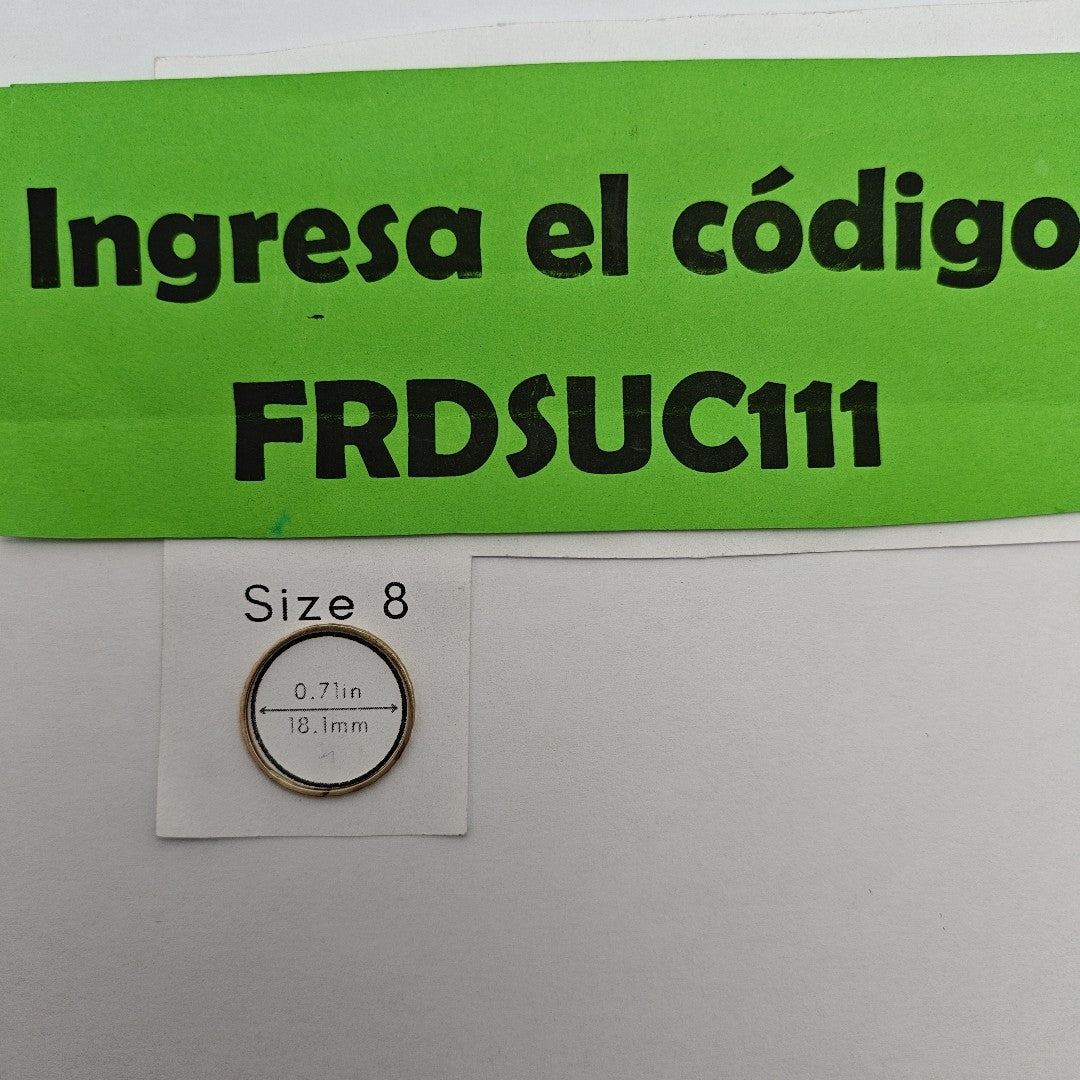 ARGOLLA ORO 10 K 0,70 GRMS (SEMINUEVO)