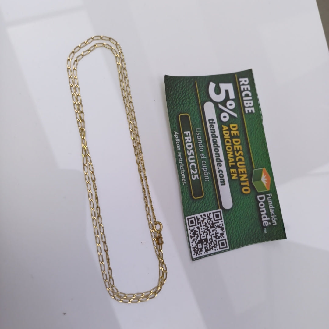 CADENA ORO 14 K 3.3 GRMS (SEMINUEVO)