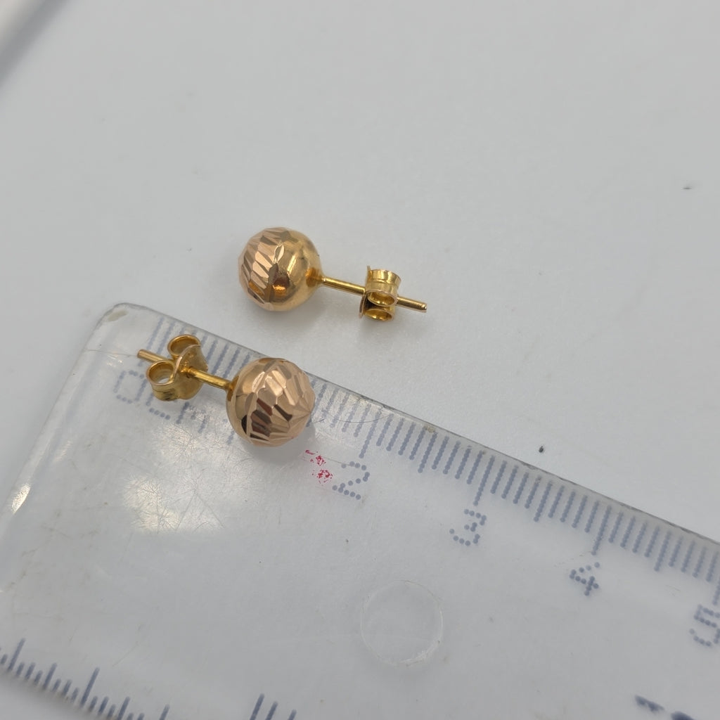 BROQUELES PAR ORO 14 K 1.3 GRMS (SEMINUEVO)