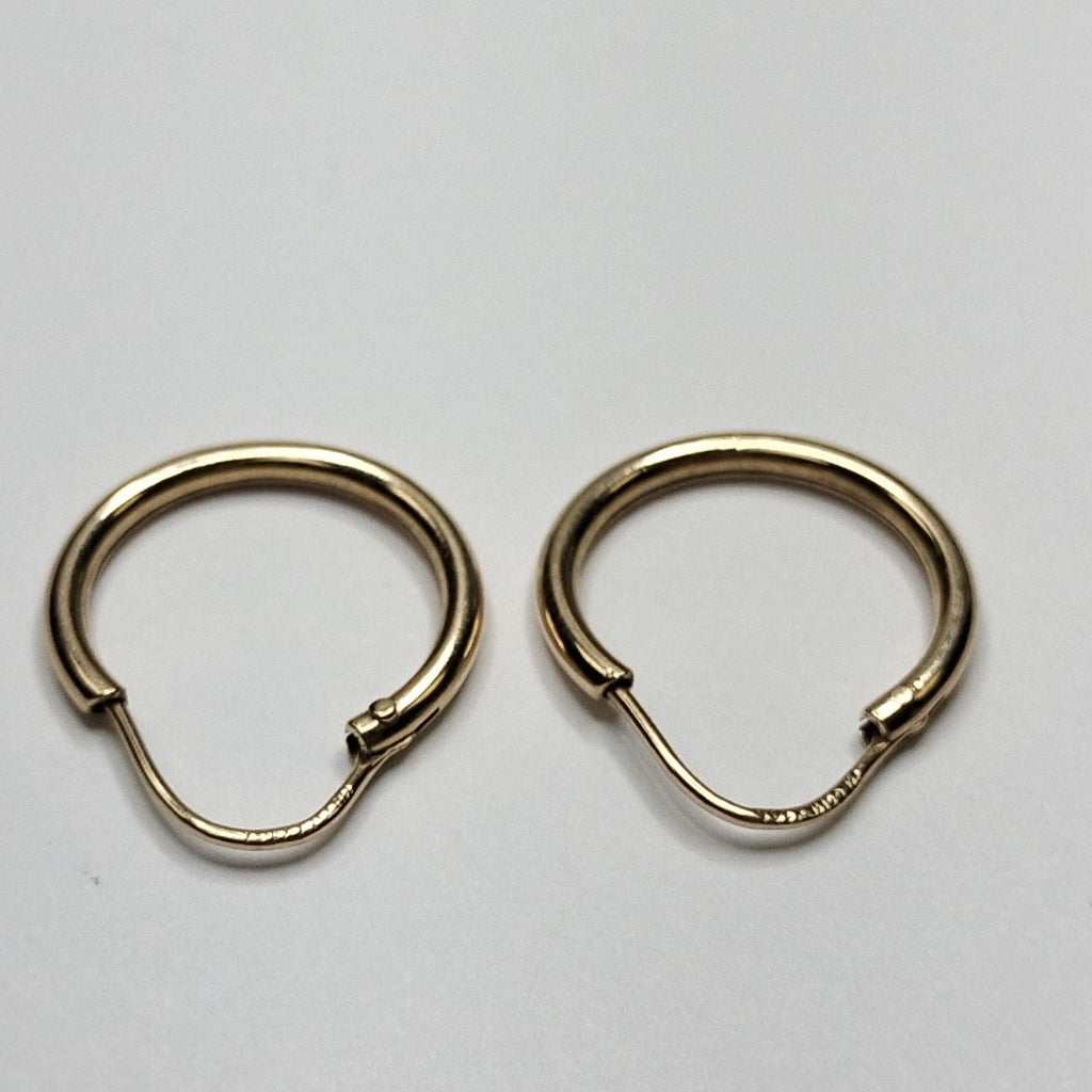 ARRACADAS PAR ORO 14 K 1.2 GRMS (SEMINUEVO)