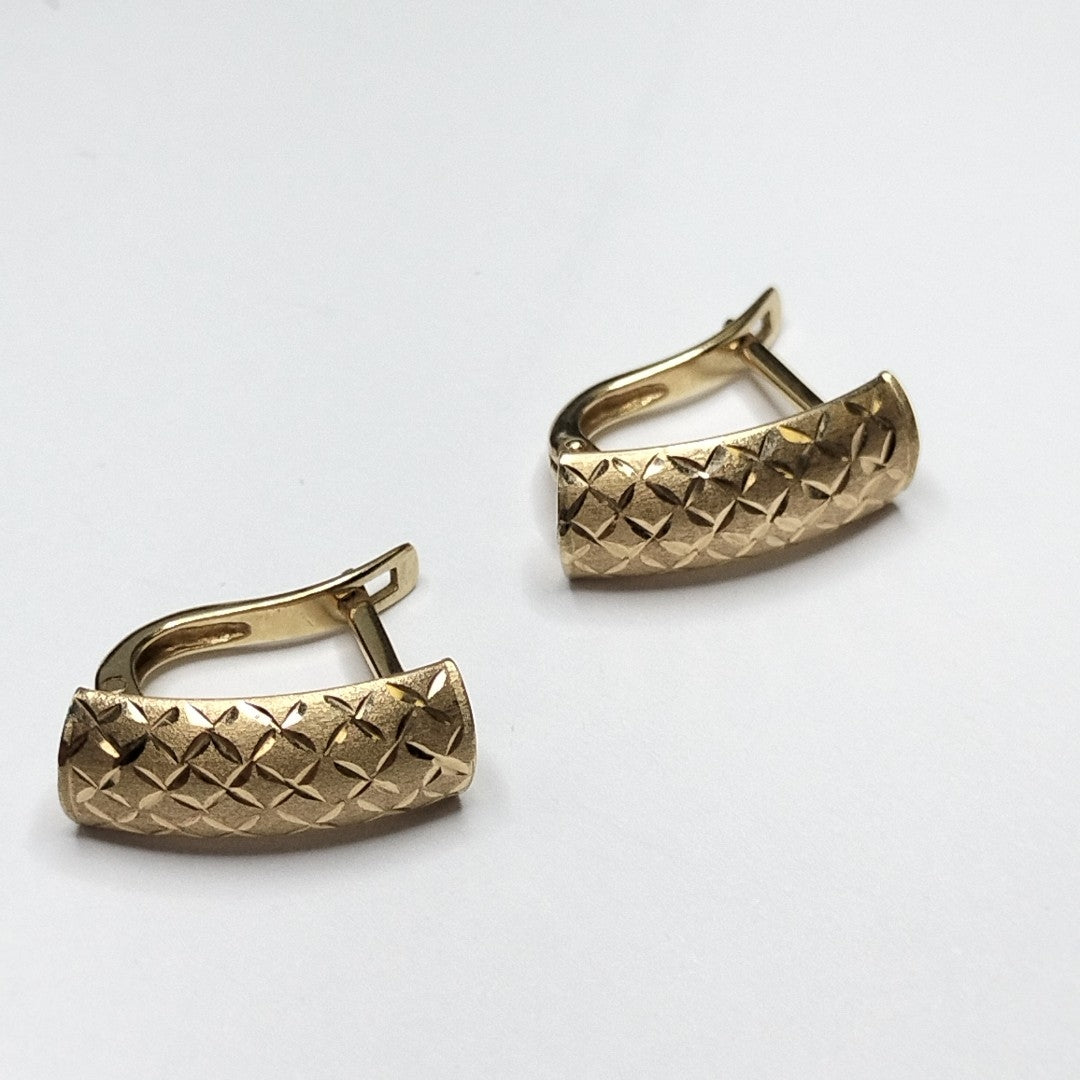 ARETES PAR ORO 14 K 2.3 GRMS (SEMINUEVO)