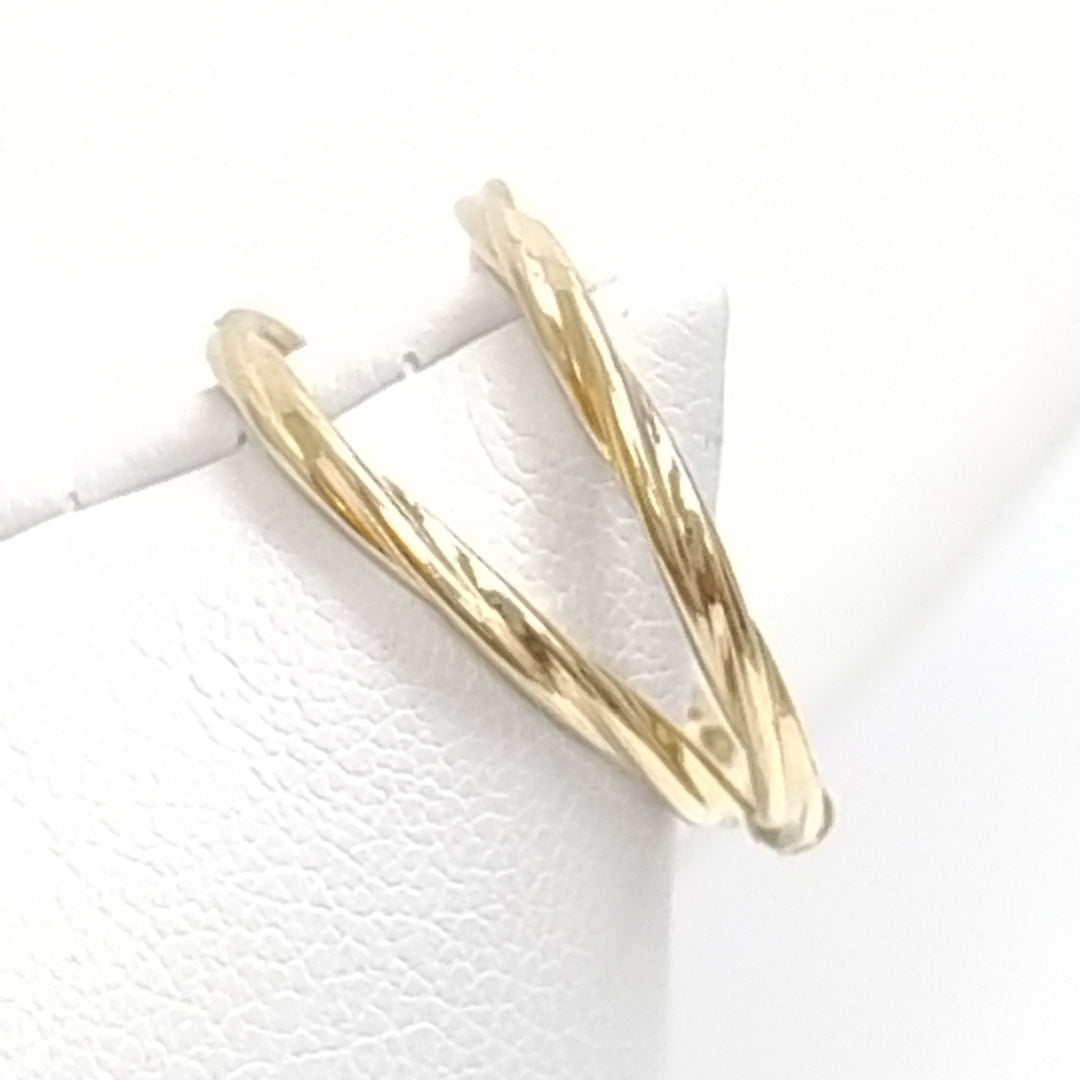 ARRACADAS PAR ORO 14 K 0.8 GRMS (SEMINUEVO)