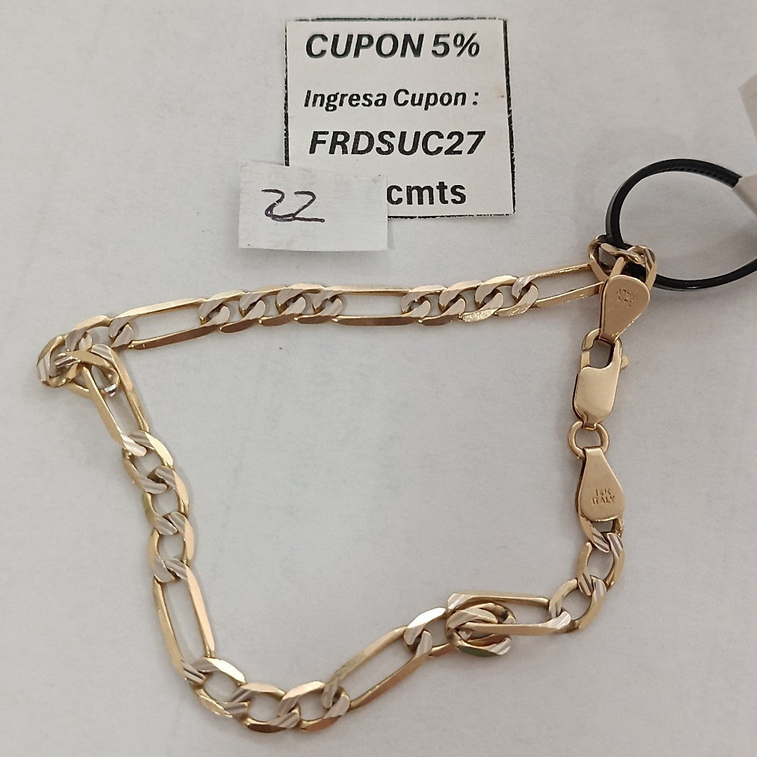 PULSERA ORO 14 K 5,80 GRMS (SEMINUEVO)