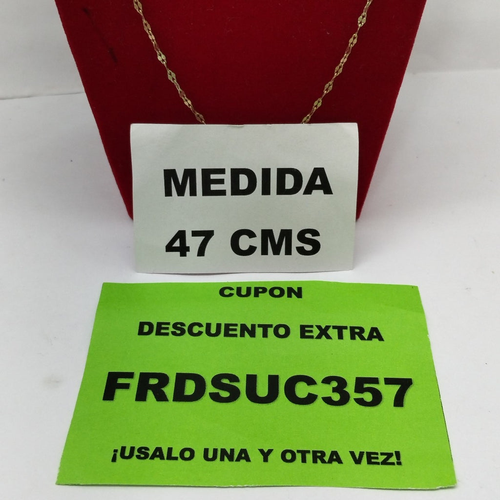 CADENA ORO,ORO COMBINADO 10 K 1,90 GRMS (SEMINUEVO)