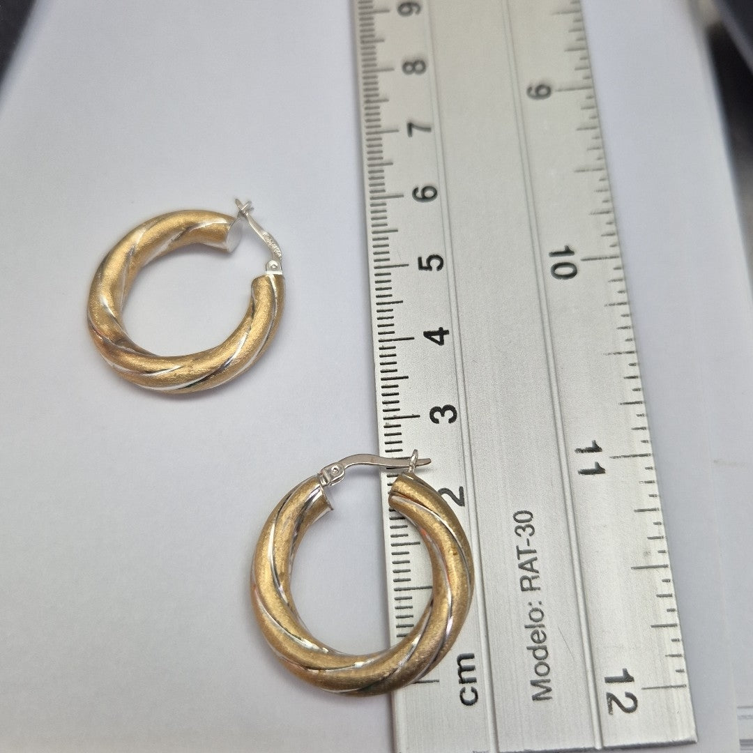 ARRACADAS PAR ORO 14 K 4,00 GRMS (SEMINUEVO)