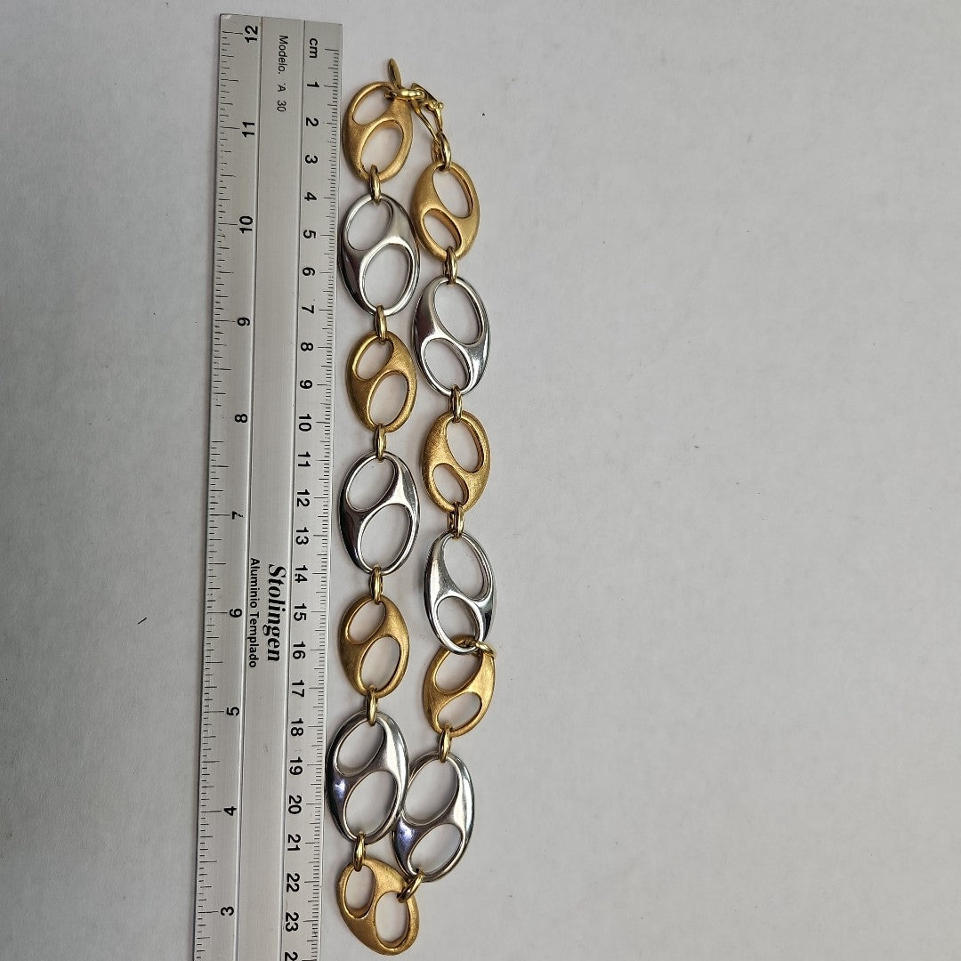 GARGANTILLA ORO,ORO BLANCO 14 K 38,70 GRMS (SEMINUEVO)