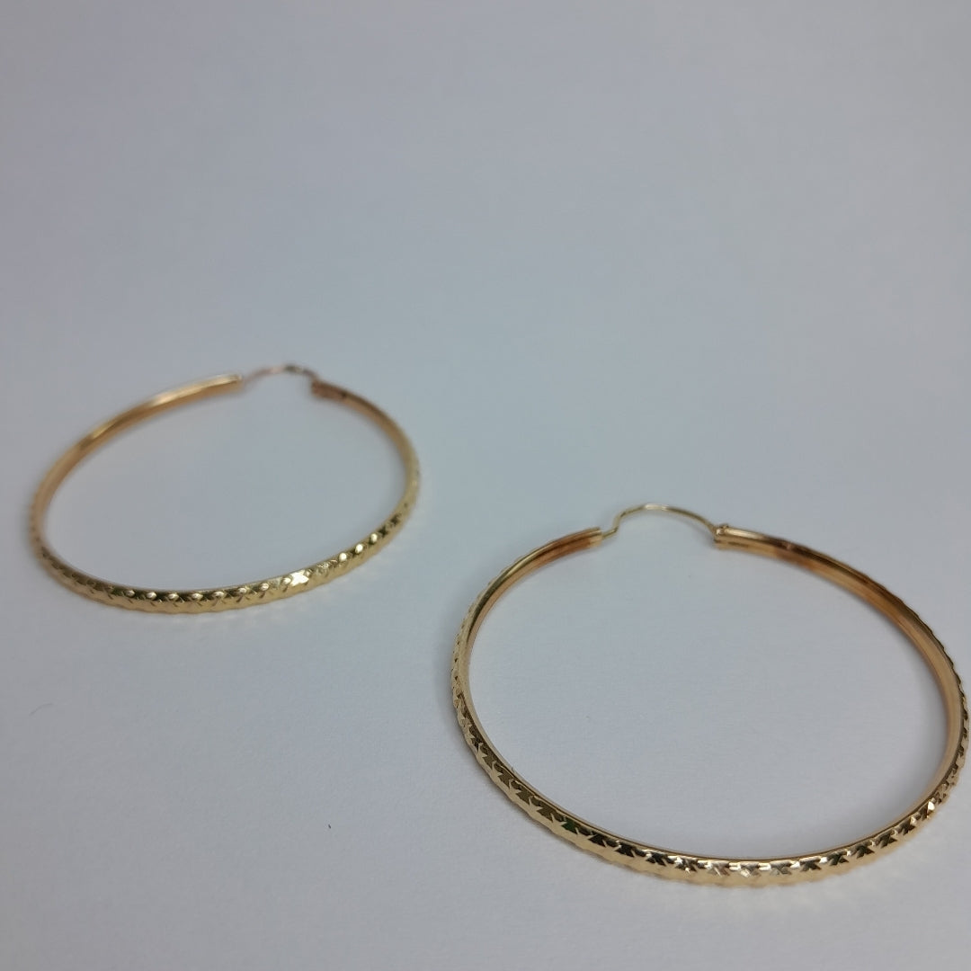 ARRACADAS PAR ORO 10 K 3.7 GRMS (SEMINUEVO)