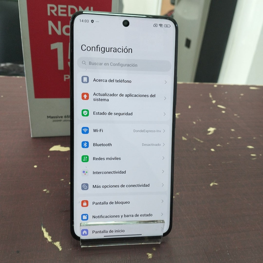 CELULAR XIAOMI REDMI NOTE 15 PRO 25100RA69G (2025) 256 GB 8 GB RAM (SEMINUEVO)