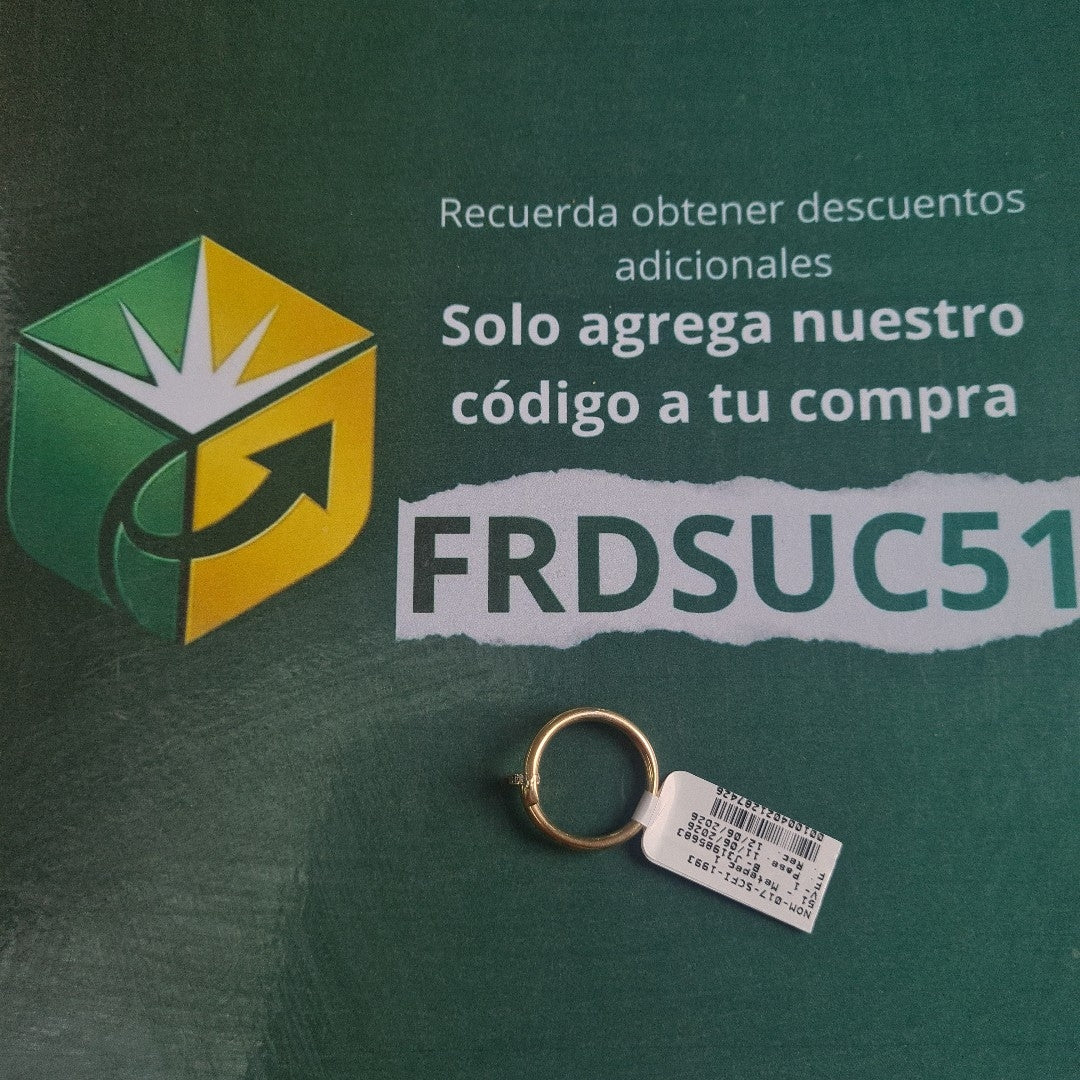 ANILLO ORO 10 K 3.2 GRMS (SEMINUEVO)