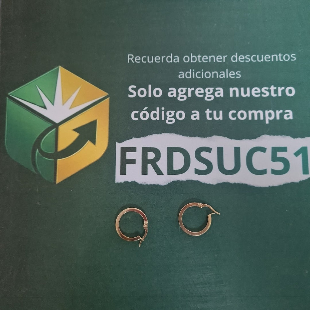 ARETES PAR ORO 10 K 3 GRMS (SEMINUEVO)