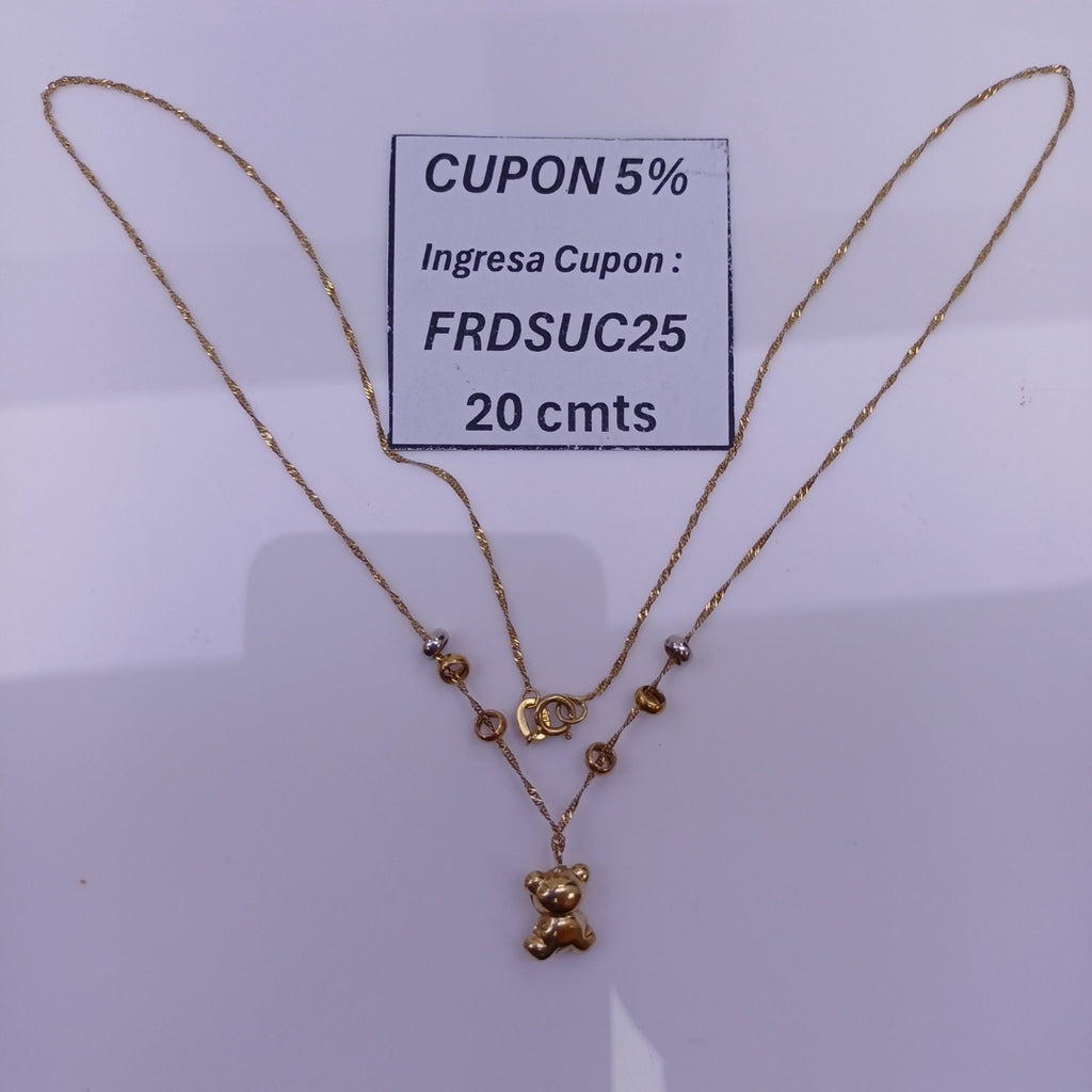 GARGANTILLA ORO 14 K 1.4 GRMS (SEMINUEVO)