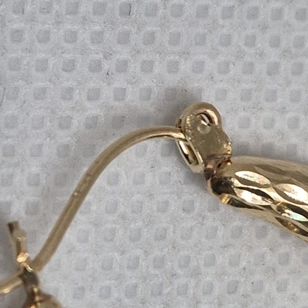 ARRACADAS PAR ORO 14 K 5.2 GRMS (SEMINUEVO)
