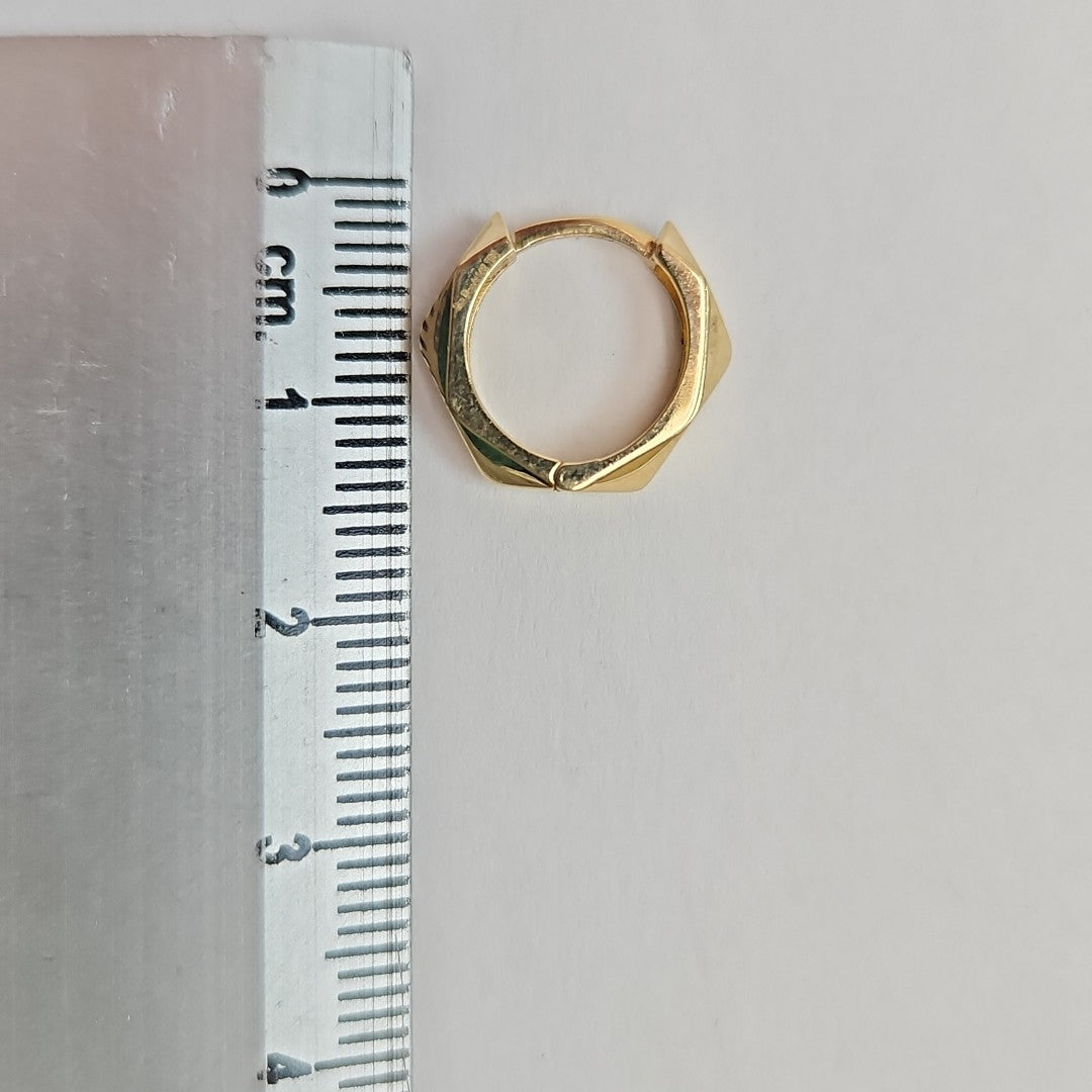 ARRACADAS PAR ORO 14 K 2 GRMS (SEMINUEVO)