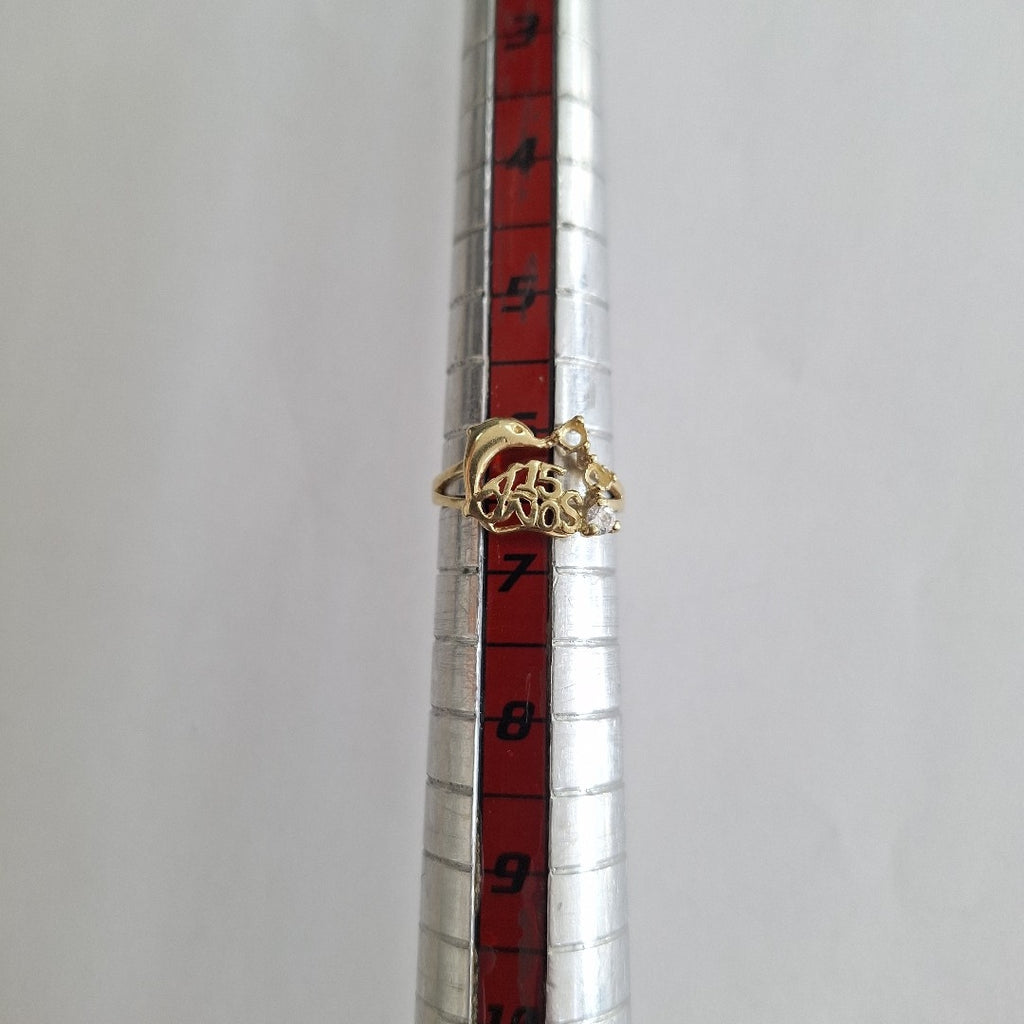 ANILLO ORO 10 K 1.6 GRMS (SEMINUEVO)
