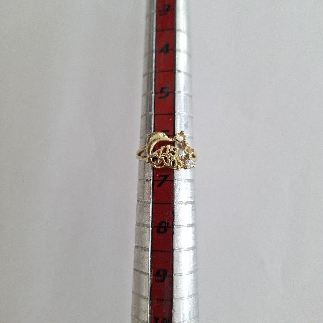 ANILLO ORO 10 K 1.6 GRMS (SEMINUEVO)