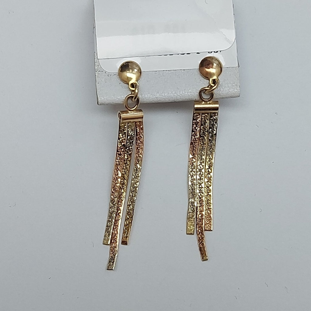 ARETES PAR ORO 14 K 2.9 GRMS (SEMINUEVO)