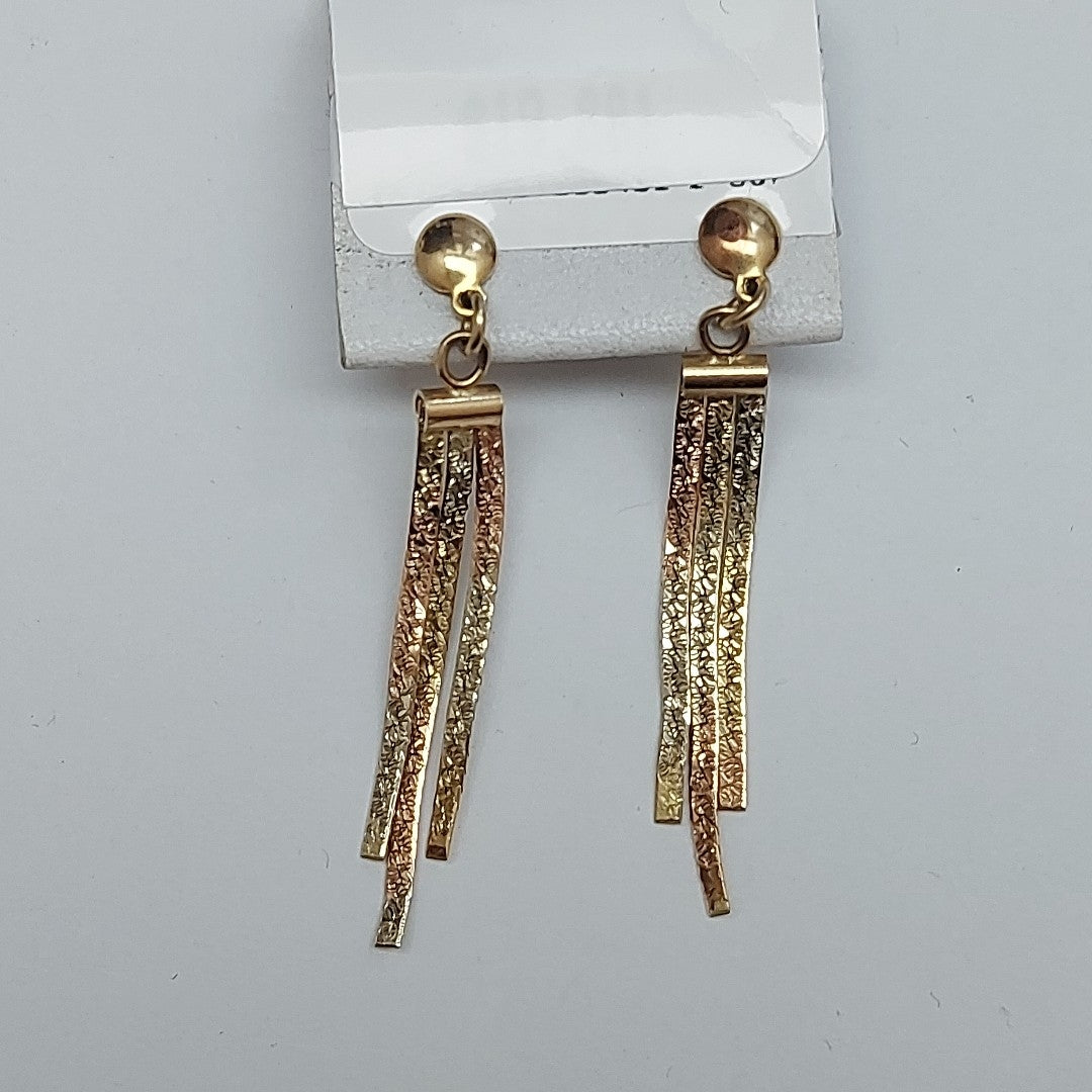 ARETES PAR ORO 14 K 2.9 GRMS (SEMINUEVO)