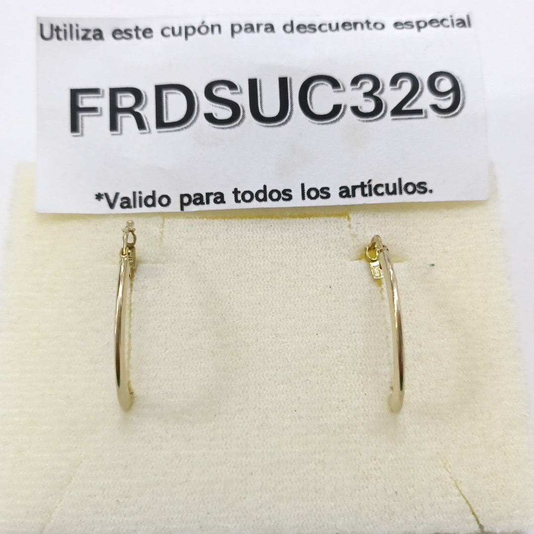 ARRACADAS PAR ORO 10 K 1,70 GRMS (SEMINUEVO)