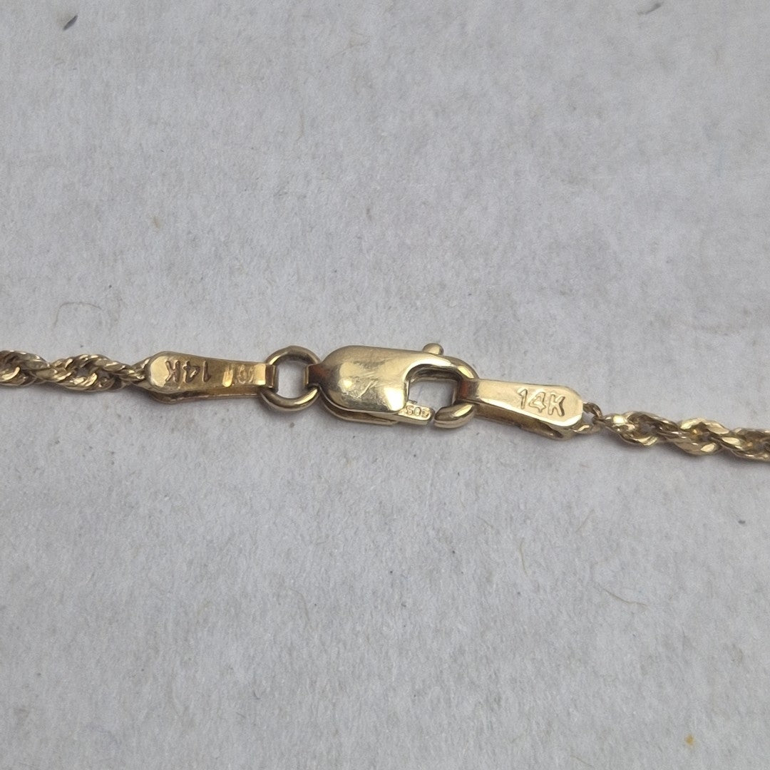 CADENA ORO 14 K 2.1 GRMS (SEMINUEVO)