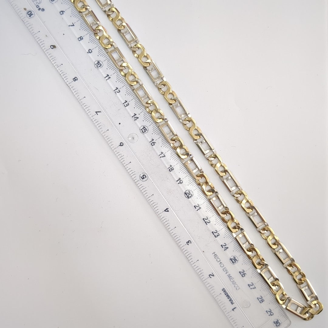 CADENA ORO COMBINADO 14 K 61.7 GRMS (SEMINUEVO)