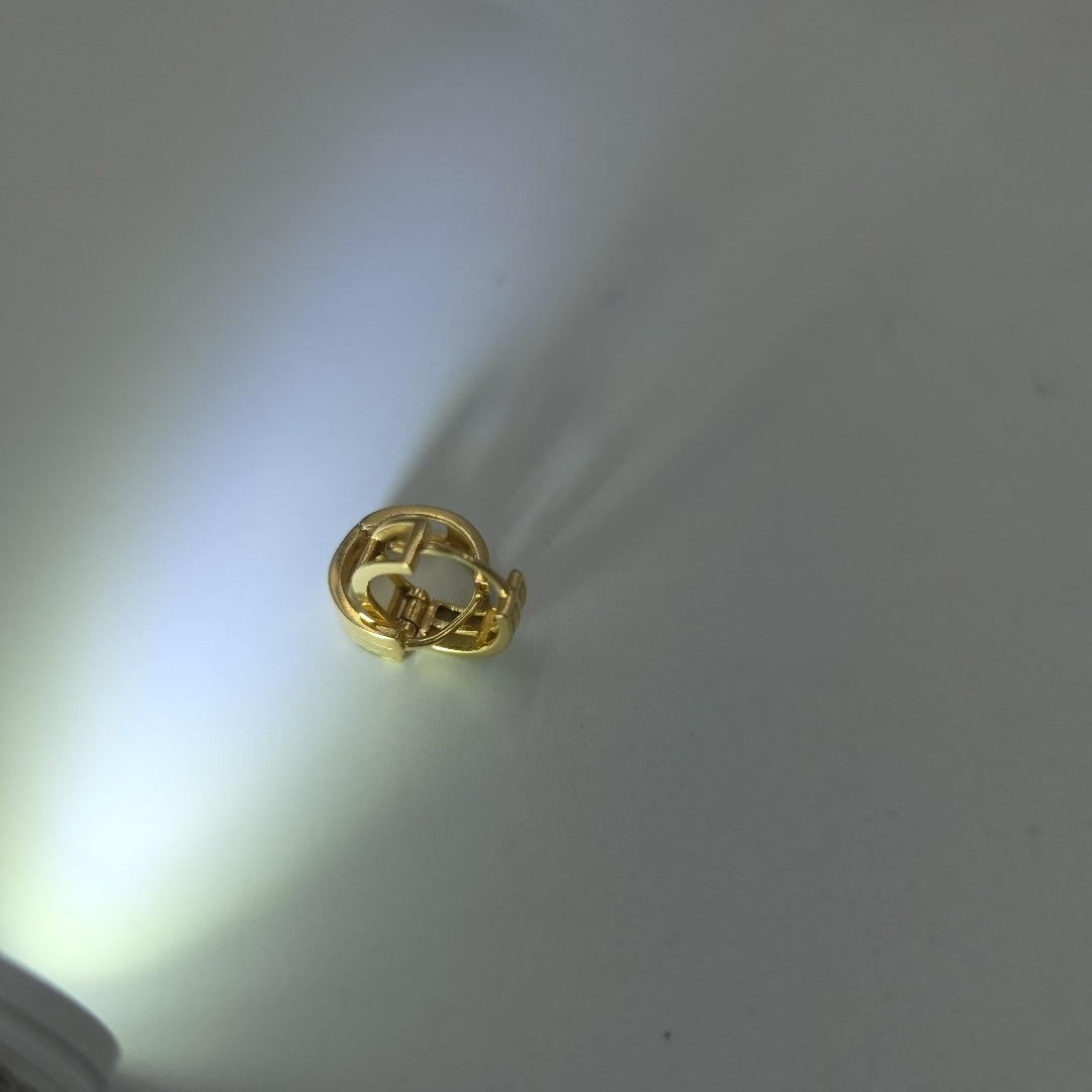 ARRACADAS PAR ORO 14 K 1.5 GRMS (SEMINUEVO)