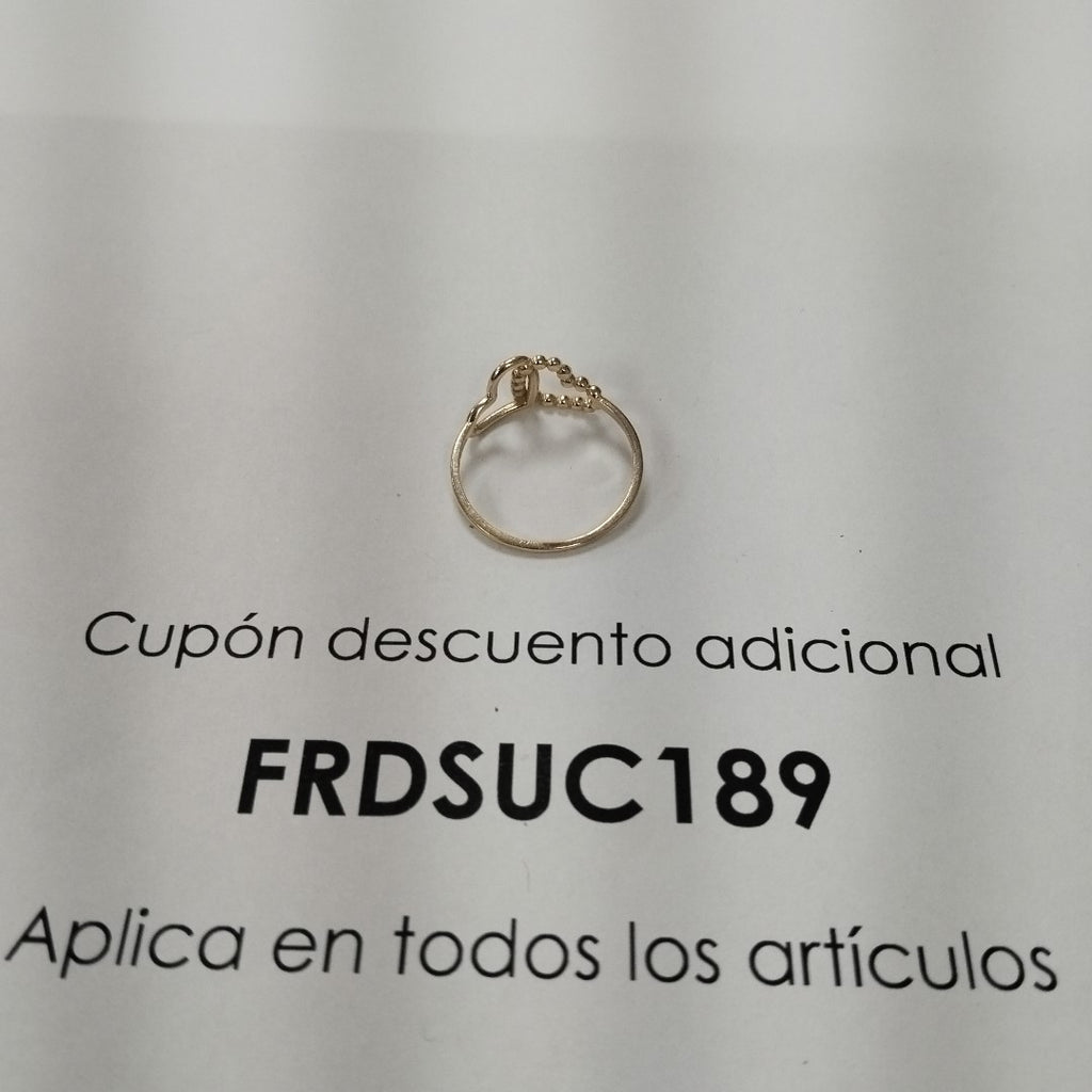 ANILLITO ORO COMBINADO 14 K 1.4 GRMS (SEMINUEVO)
