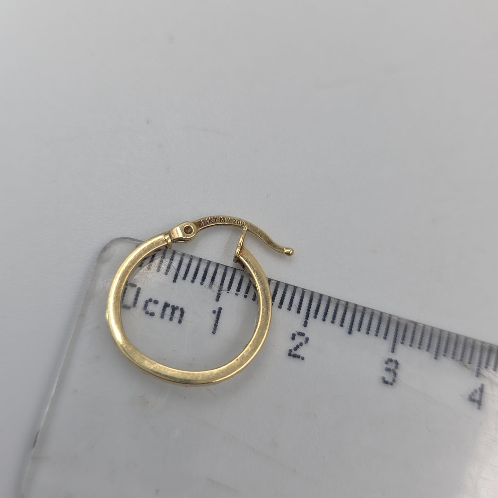ARRACADAS PAR ORO 14 K 1.3 GRMS (SEMINUEVO)